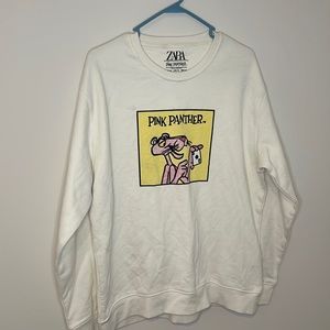 Brand New Zara Pink Panther Sweatshirt